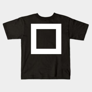 White Square Kids T-Shirt